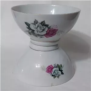 کاسه قدیمی گل شیپوری