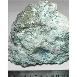 سنگ بزرگ 1200 گرمی فیروزه پیریتی آبی زنده