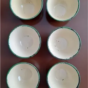کاسه لعابی ماست خوری 6عدد