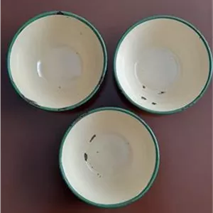 کاسه لعابی سایز متوسط 3عدد