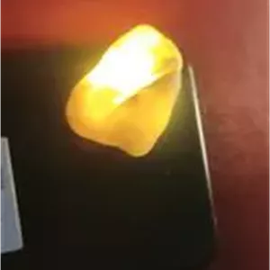 سنگ راف یاقوت کهربا زرد کهنه