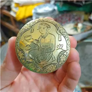 هبدان برنجی چونه ای بسیار زیبا قلم زیبا عالی