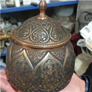 گز خوری یا شکلات خوری مسی غرقه قلم