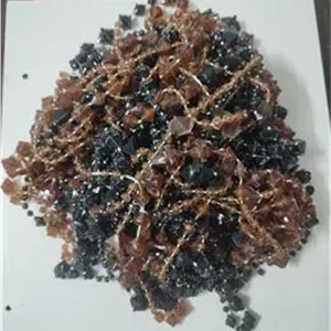 آویز ریسه ای توپی دو رنگ 