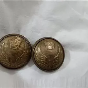 دو عدد دکمه نایاب را آهن پهلوی