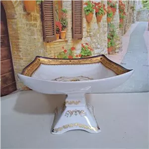 آجیل خوری پایه دار لیلی مجنون طلایی لمونژ 