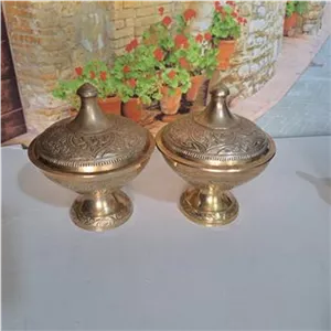 قندان جفت برنزی اصل هند