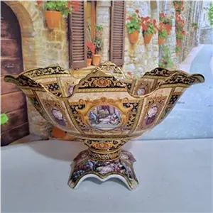 کشکول چینی کرمی نو و سالم مناسب آجیل