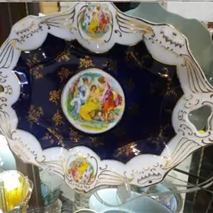 دیس چینی سه دختر قدیمی اصل چک