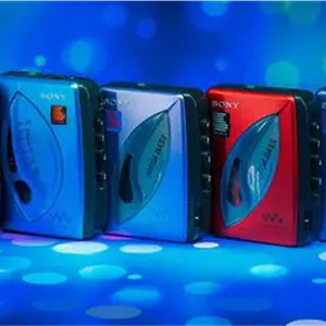 واکمن رادیو کاست قرمز سونی