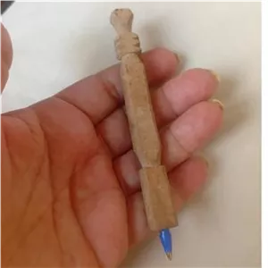 قلم چوبی تراش دستی قدیمی