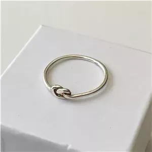 انگشتر نقره 925 مدل گره