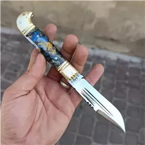 چاقو کلکسیونی سفارشی ضامن دار اصل زنجان