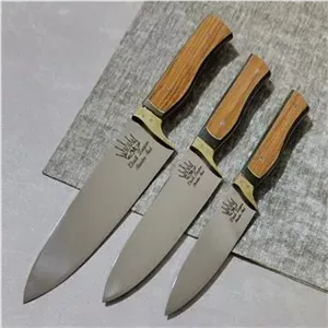ست سه تایی چاقوی آشپزخانه سفارشی اصل زنجان