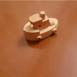 کشتی چوبی کیندر آلمان کلکسیونی کمیاب