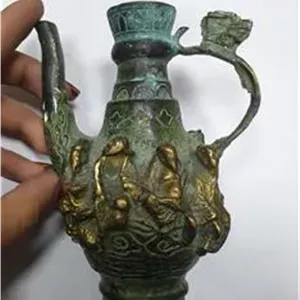 گلاب دان یا گلابپاش قدیمی با نقوش برجسته آنتیک
