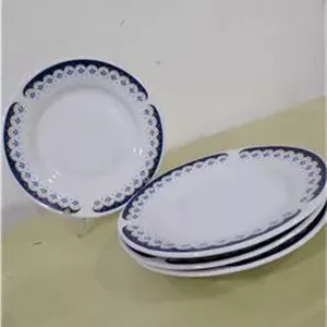 پیش دستی گل آبی چهار عدد
