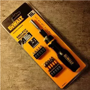 ست پیچ گوشتی بیت گیر جغجغه ای دیوالت DeWalt