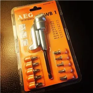 ست سر پیچ گوشتی (بیت) و رابط 90 درجه آاگ AEG