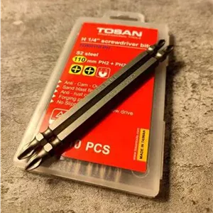مجموعه 10 عددی سر پیچ گوشتی بلند توسن Tosan