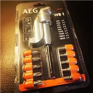 ست سر پیچ گوشتی (بیت) و رابط 90 درجه آاگ AEG