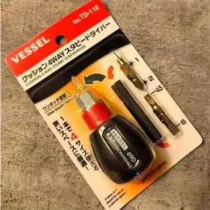 پیچ گوشتی مشتی دو طرفه وسل ژاپن Vessel