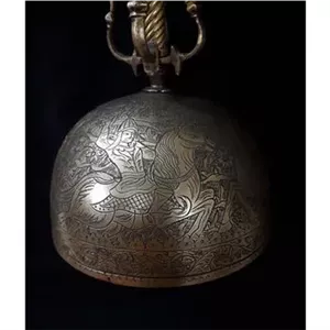 زنگ زورخانه قلمزنی برنجی پهلوی زنگوله