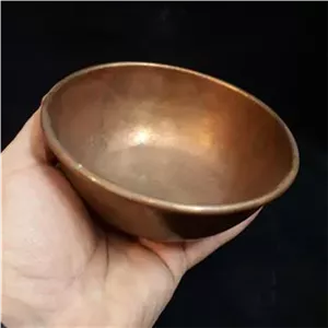 کاسه مسی شیره قرمز