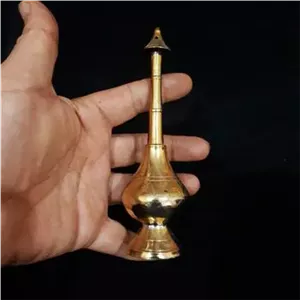 گلابپاش قدیمی برنجی 16 سانت