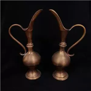 پارچ دولچه برنجی مرحوم استاد مجرد 30 سانتی