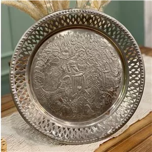 سینی مسی قلمزنی آنتیک