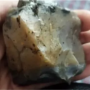 راف معدنی زیبا دو رنگ عقیق کبود و پرتغالی 227گرم