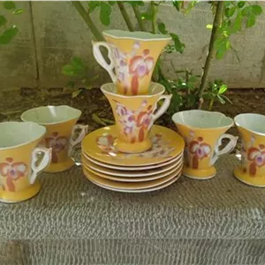 یکدست کامل فنجان ونعلبکی چای وقهوه خوری
