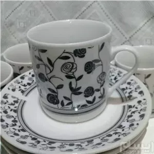 یکدست فنجان ونعلبکی قهوه خوری خاص ودیدنی