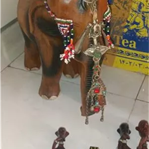 فیل چوبی سنگین دست ساز تایلندی