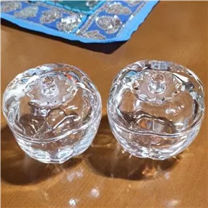 دو عدد قندان کریستال فرانسه
