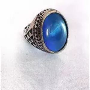 جواهر دست ساز چشم گربه ابی سایز بزرگ24گرمی