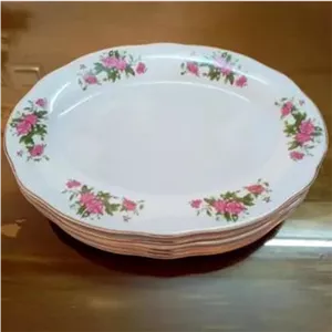 6عدد دیس گلسرخی چینی 36 سانتی نو