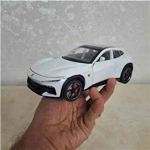 ماکت ماشین فراری پروسانگوئه فلزی سفید