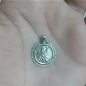 سکه پولکی ناصرالدین شاه