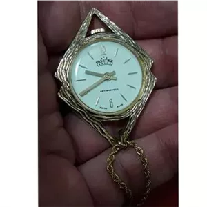 ساعت گردنی کوکی سوئیسی آنتیک