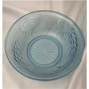 کاسه انارخوری آبی انگوری قدیمی