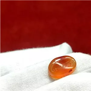 عقیق یمنی شرف الشمس فاخر با حکاکی استاد ضابطی