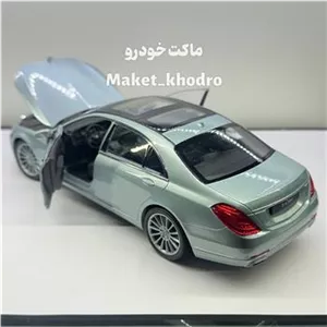 ماکت مرسدس بنز s500 ویلی رنگ نقره ای