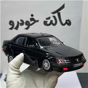 ماکت پژو پرشیا مشکی چراغ اسپرت