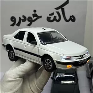 ماکت پژو پارس TU5 سفید رینگ هفت پر
