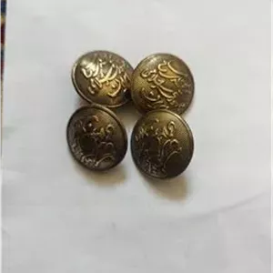 4 دکمه نظامی برنزی عالی