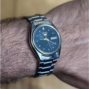 ساعت نایاب سیکو 5 نبضی سرمه ای اتوماتیک 45 ساله