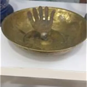 پیاله اب مسی دست ساز