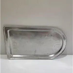 سینی قدیمی تمام استیل ضخیم محراب دار 35 سانتی